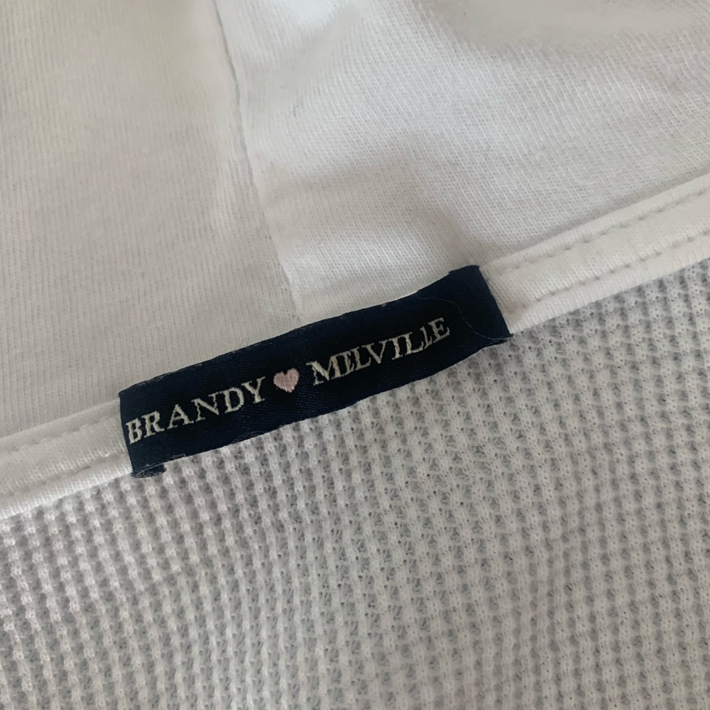 Brandy Melville Waffle Knit Hoodie